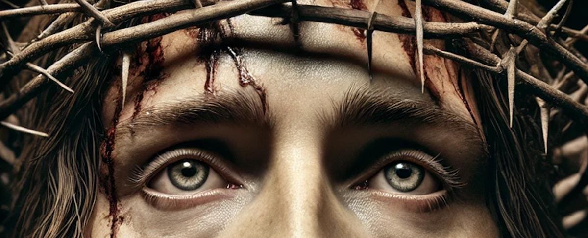 Christ Crown of Thorns Art: Religious Easter Gift Christian Wall Art ⬇️ Digital Download