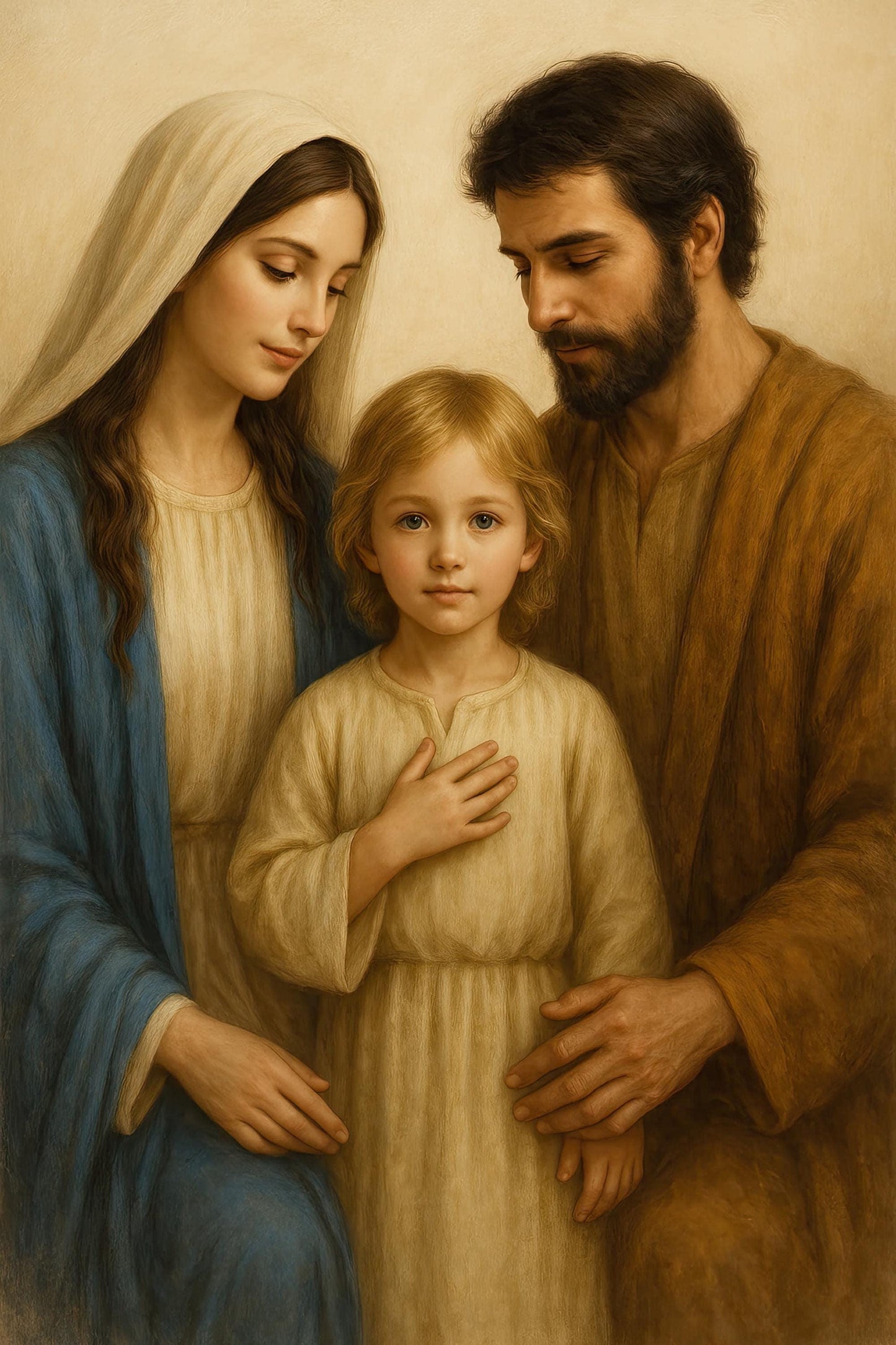 Holy Family Art Print: Catholic Christian Wall Art Home Decor ⬇️ Digital Download