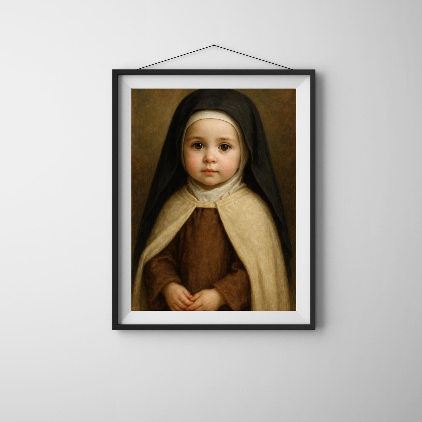 Teresa of Avila Print: Baby Saint Teresa of Avila Catholic Nursery Decor, Baptism, Baby Shower Art Print Gift ⬇️ Digital Download