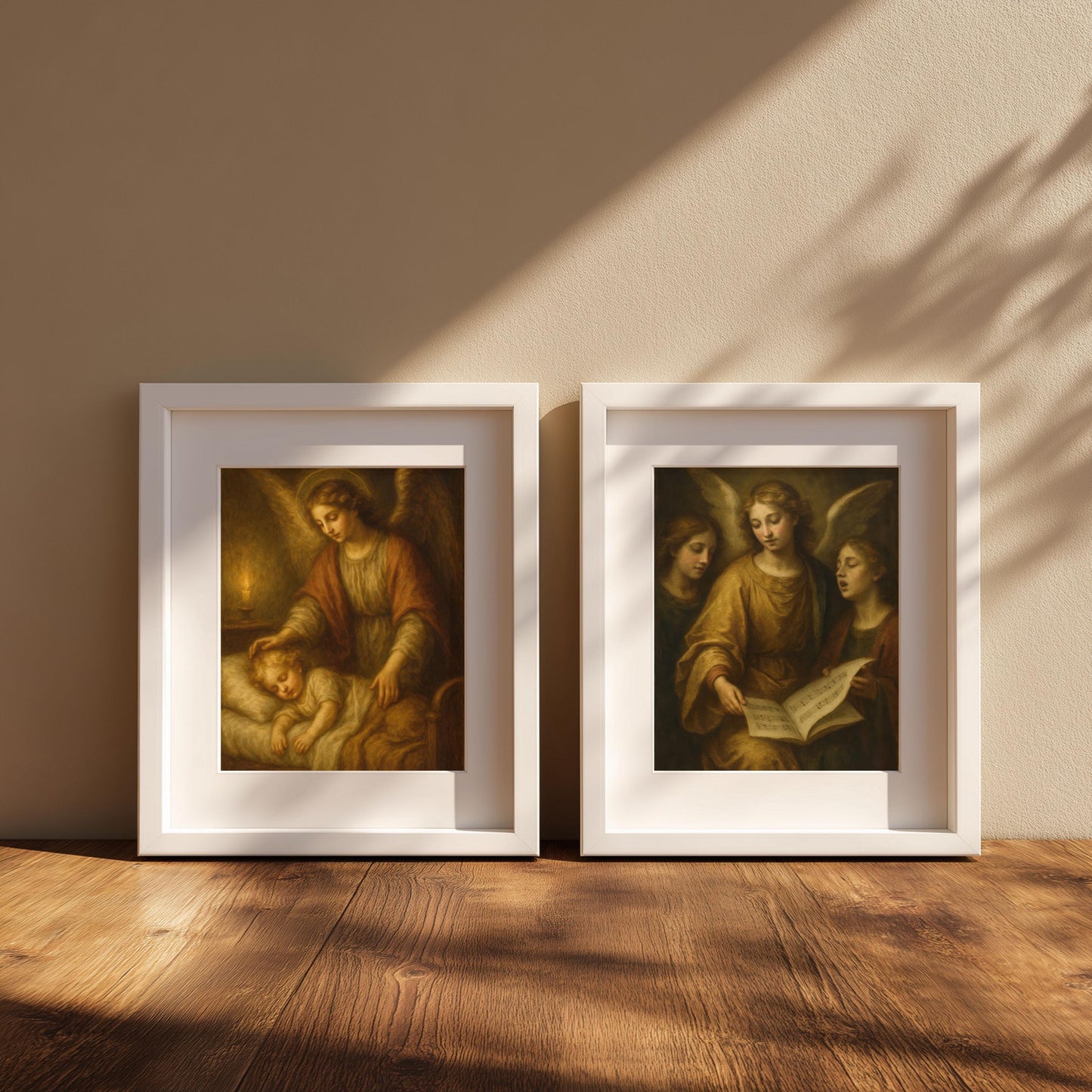 Catholic Saints Angels Portraits: Classical Devotional Art Collection ⬇️ Digital Download