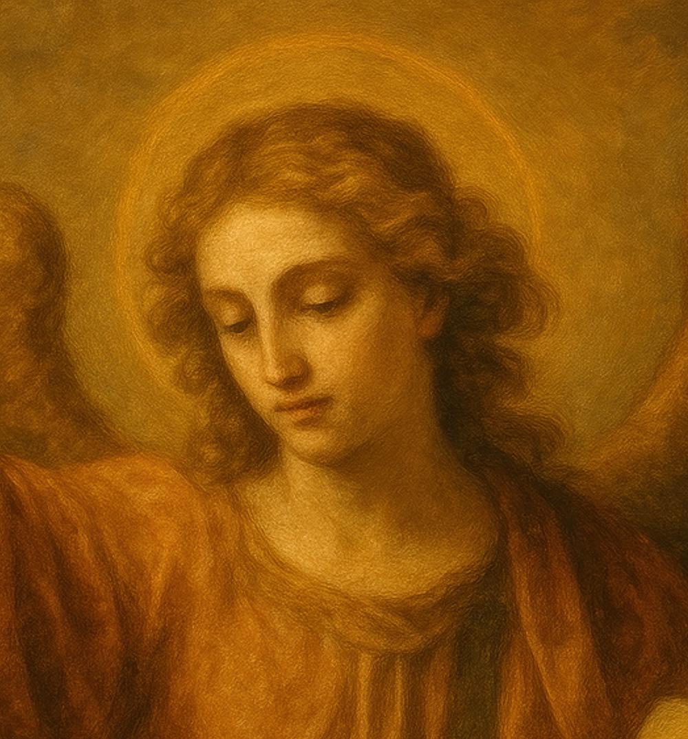Archangel Gabriel Print: Religious Angelic Christian Wall Art ⬇️ Digital Download