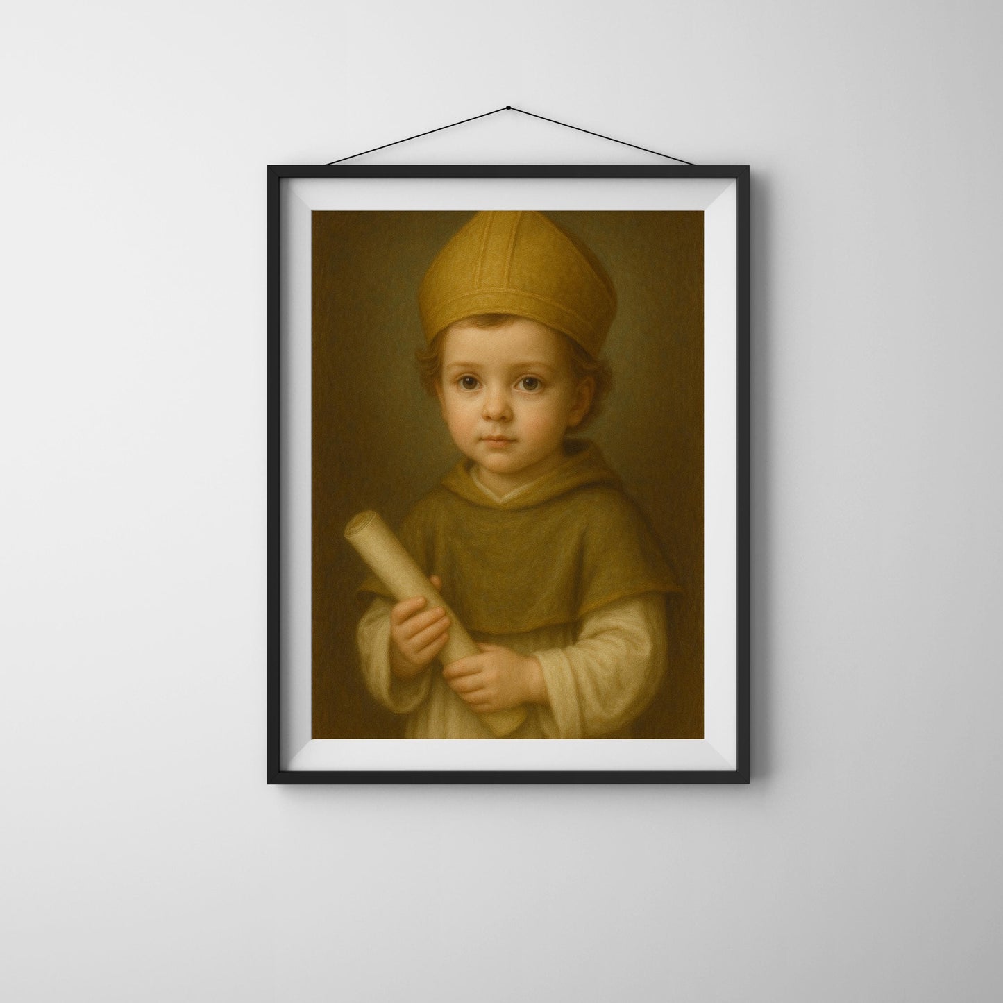 Saint Augustine Art Print: Baby Saint Augustine Catholic Nursery Decor, Baptism, Baby Shower Faith Gift ⬇️ Digital Download