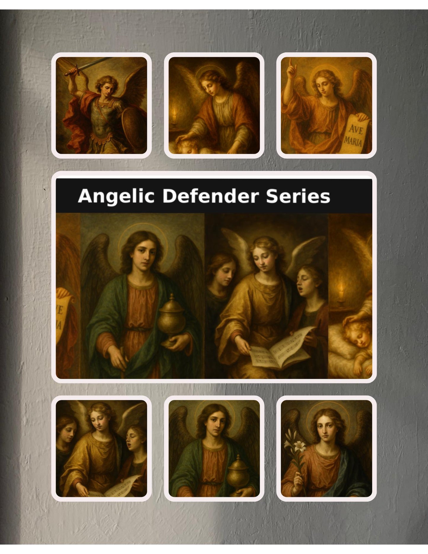 Archangel Prints: Catholic Home Decor, Guardian Angel Christian Wall Art ⬇️ Digital Download