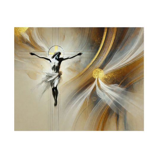 Sacred rolled posters, spiritual wall art, divine decor, Christian artwork, religious home decoration