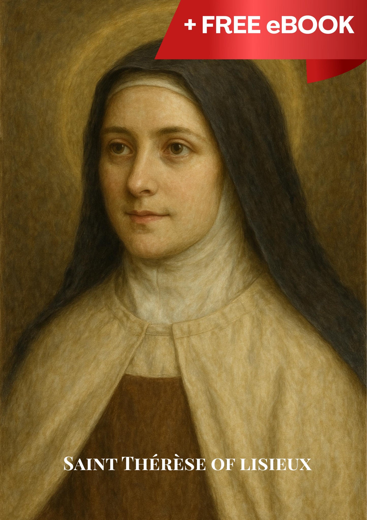 Saint Thérèse of Lisieux Portrait: Catholic Christian Wall Art ⬇️ Digital Download