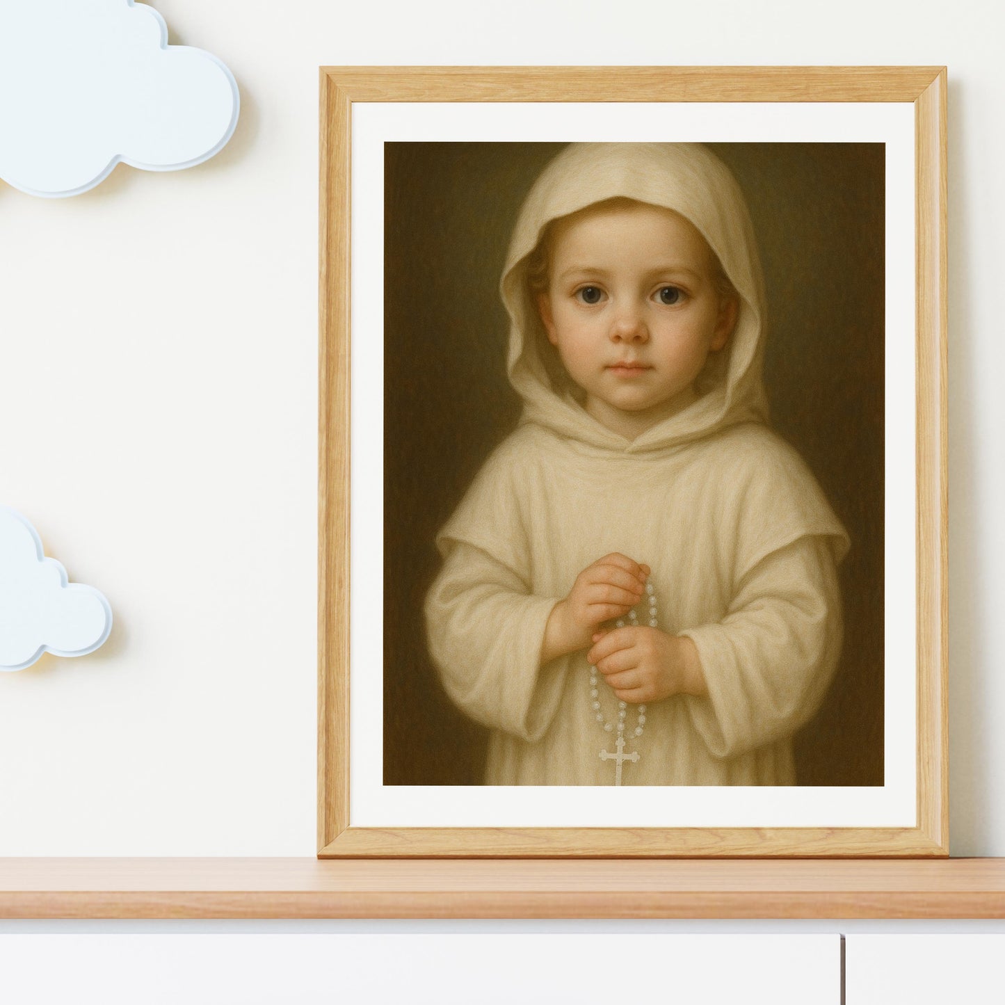 Saint Bruno Art Print: Baby Saint Catholic Nursery Decor, Baptism, Confirmation Gift, Home Decor ⬇️ Digital Download