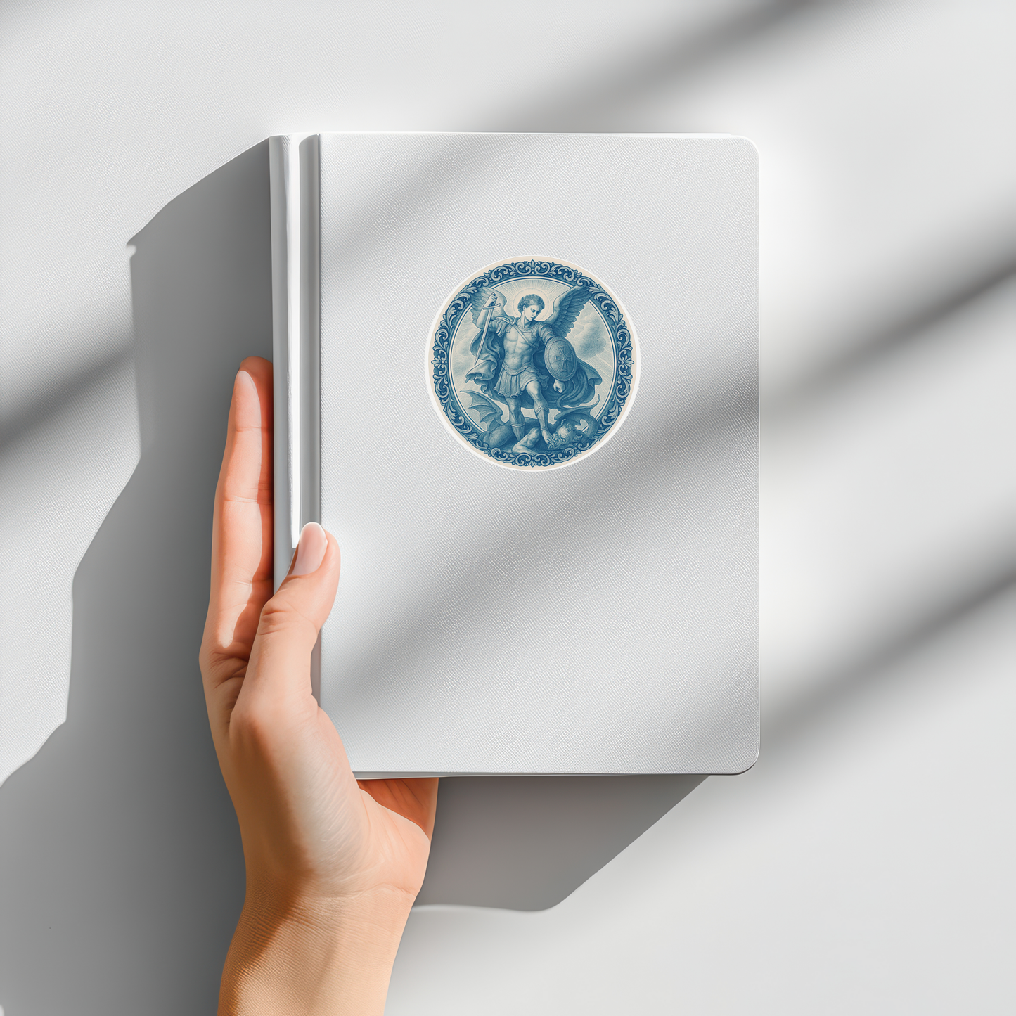 Archangel St Michael Protection Sticker, Angelic Sticker, Religious Sticker, Guardian Angel Decal, Spiritual Decor, Faith Sticker