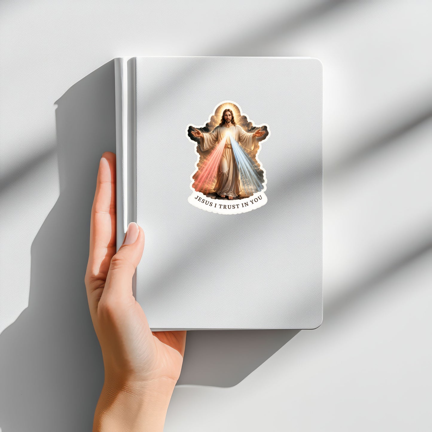 Divine Mercy Jesus Kiss-Cut Sticker | Jesus I Trust In You