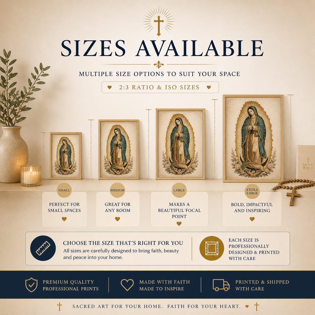 Catholic Prayer Corner Decor | Divine Mercy Jesus | Christian Religious Wall Art Print