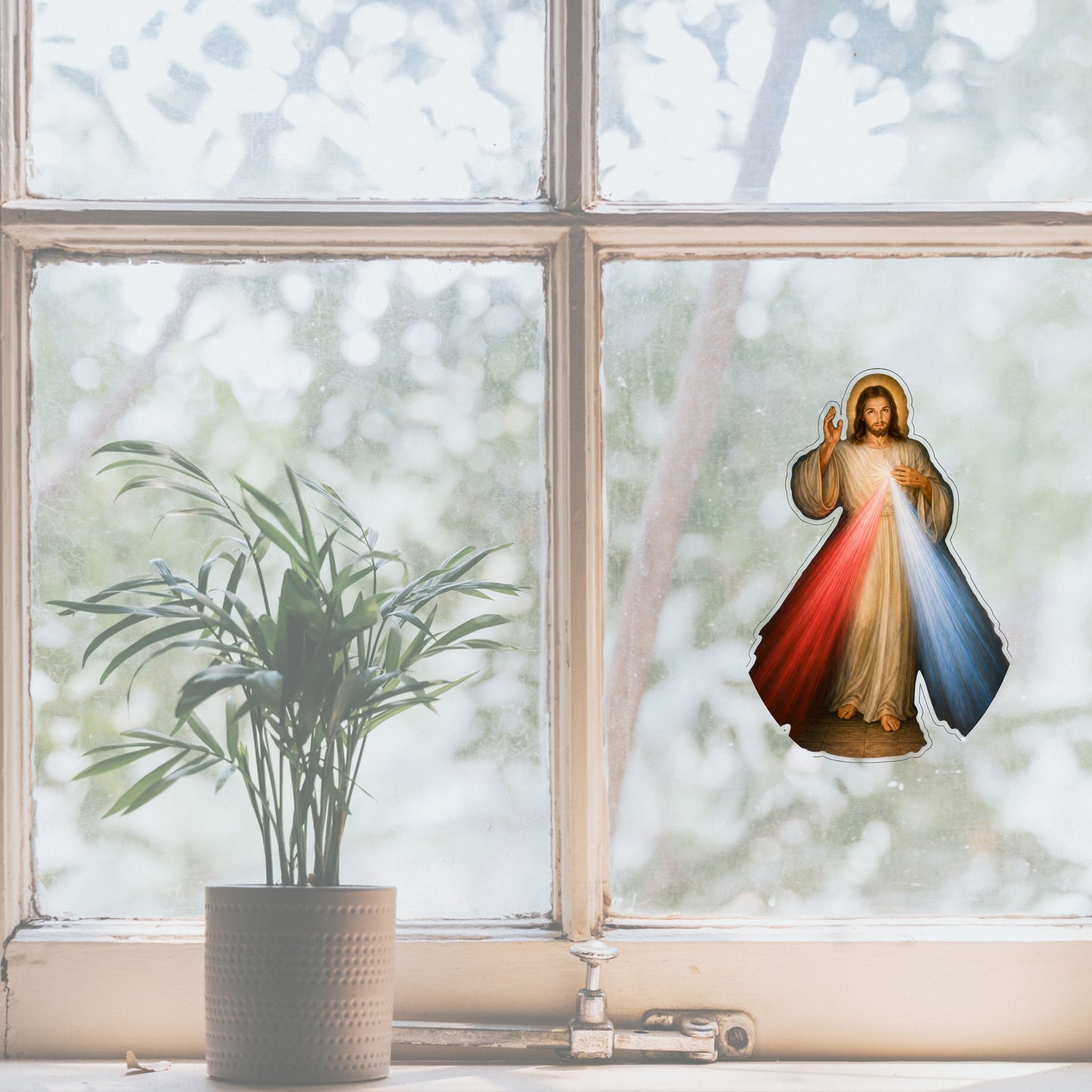 Divine Mercy of Jesus Kiss-Cut Stickers | Religious Devotional Sticker