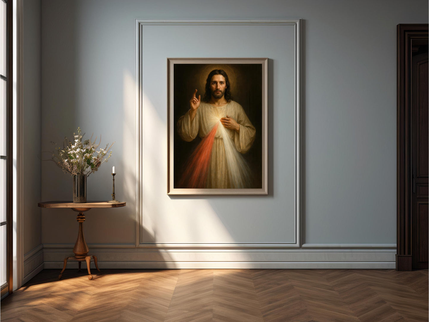 Divine Mercy Jesus Print: Catholic Home Decor, Christian Wall Art ⬇️ Digital Download