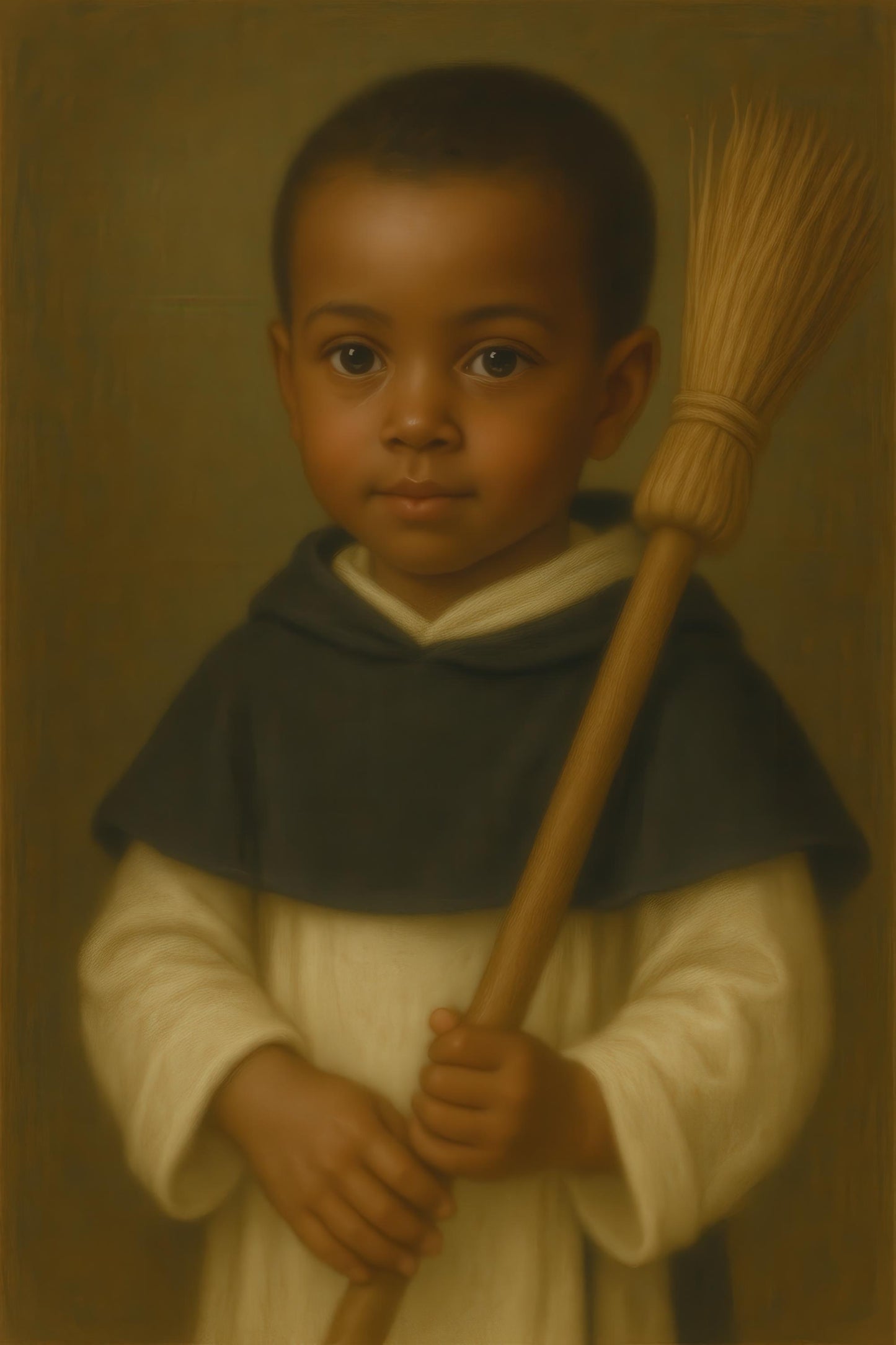 Saint Martin Art Print: Baby Saint Martin de Porres Catholic Nursery Art, Baptism, Baby Shower Gift ⬇️ Digital Download