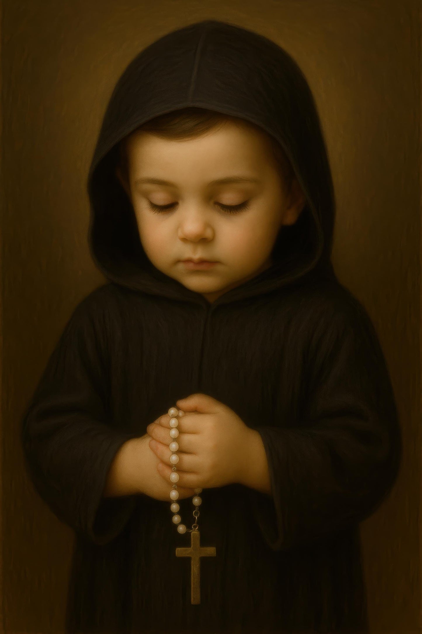 Saint Charbel Art Print: Baby Saint Charbel Catholic Nursery Decor, Baptism, Baby Shower Faith Gift ⬇️ Digital Download