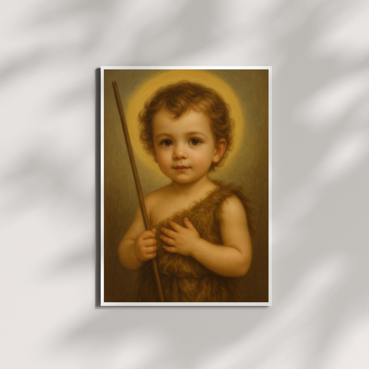 Impression Jean le Baptiste | Saint bébé | Décoration de chambre de bébé catholique | Cadeau de foi (Téléchargement numérique)