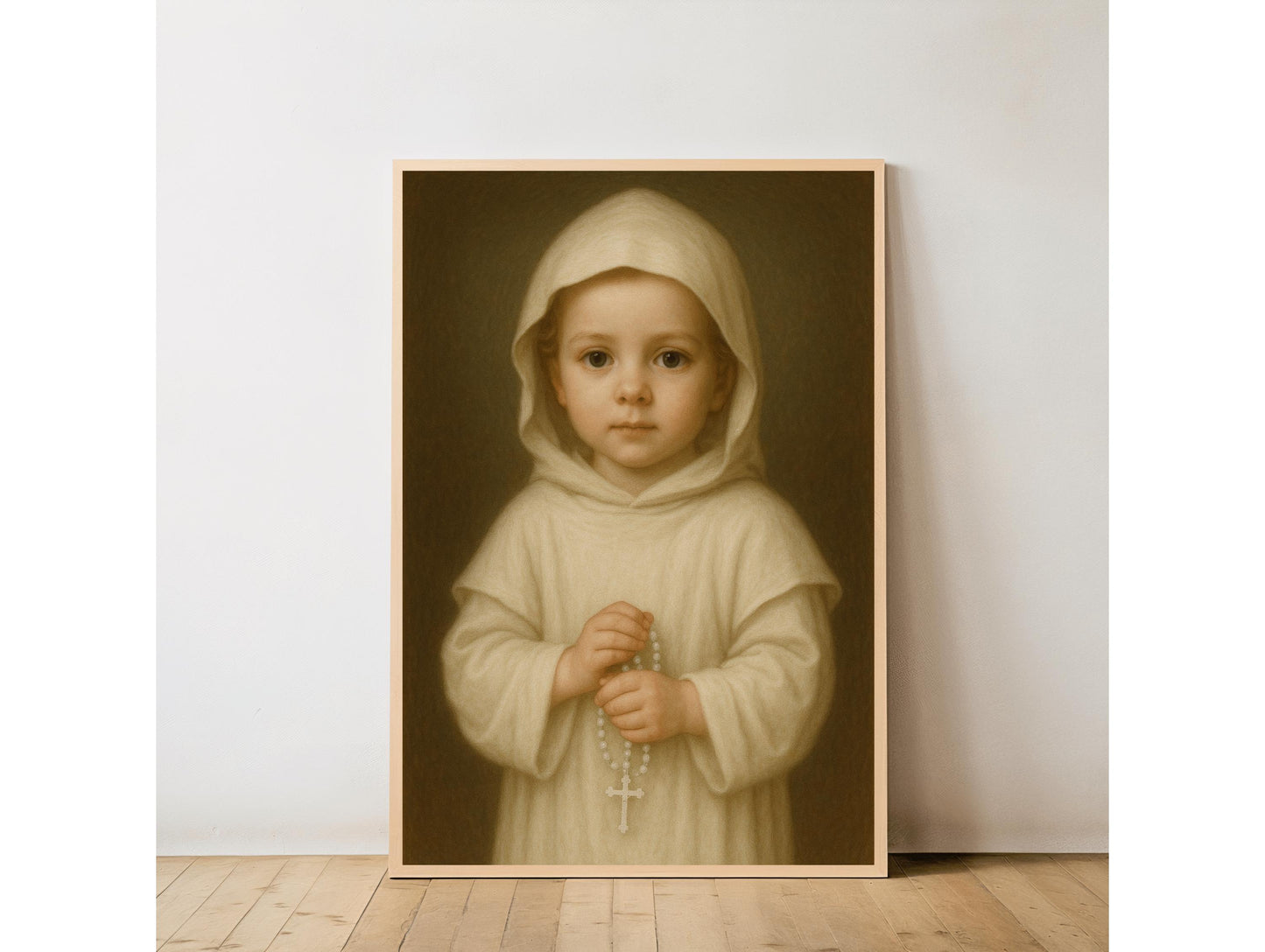 Saint Bruno Art Print: Baby Saint Catholic Nursery Decor, Baptism, Confirmation Gift, Home Decor ⬇️ Digital Download