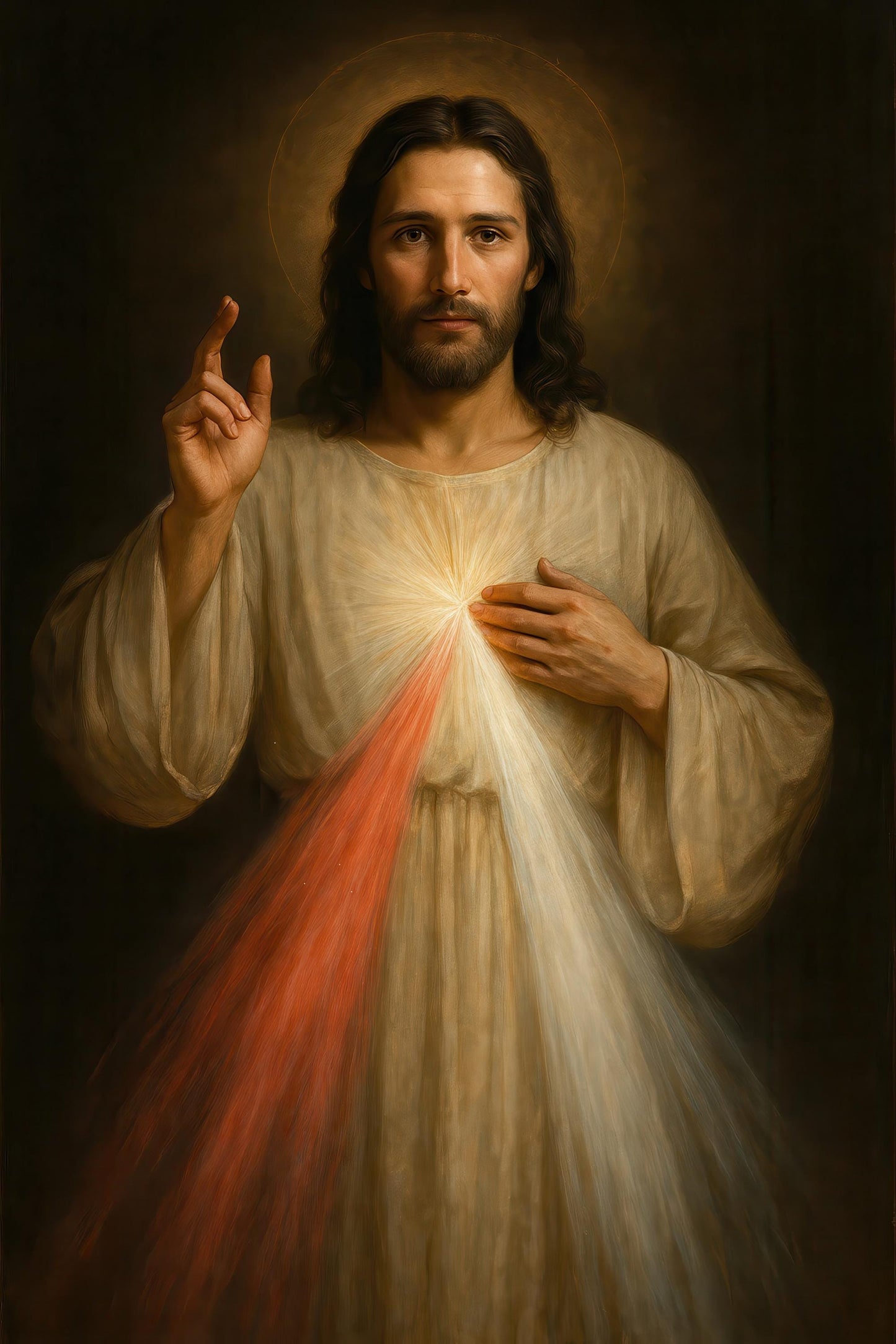 Divine Mercy Jesus Print: Catholic Home Decor, Christian Wall Art ⬇️ Digital Download