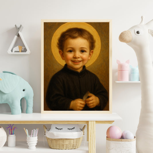 Philip Neri Art Print: Baby Saint Philip Neri Catholic Nursery Decor, Baptism, Baby Shower Faith Gift (Digital Download