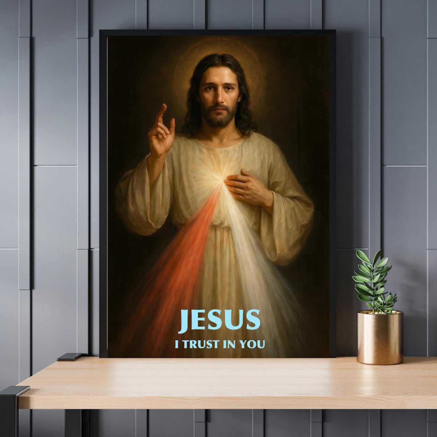 Divine Mercy Jesus Print: Catholic Home Decor, Christian Wall Art ⬇️ Digital Download