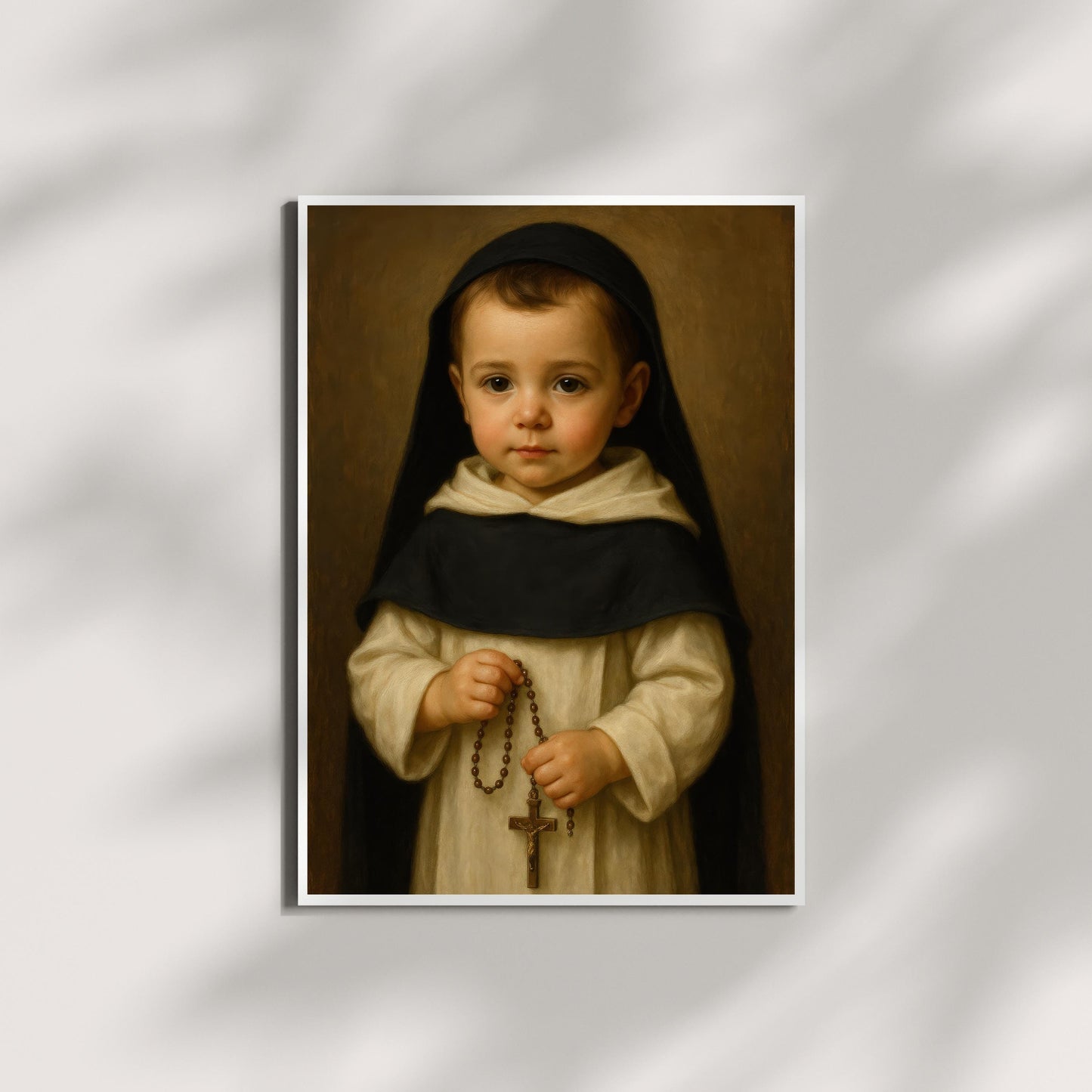 Saint Dominic Print: Catholic Nursery Decor, Rosary Gift, Baptism Gift ⬇️ Digital Download