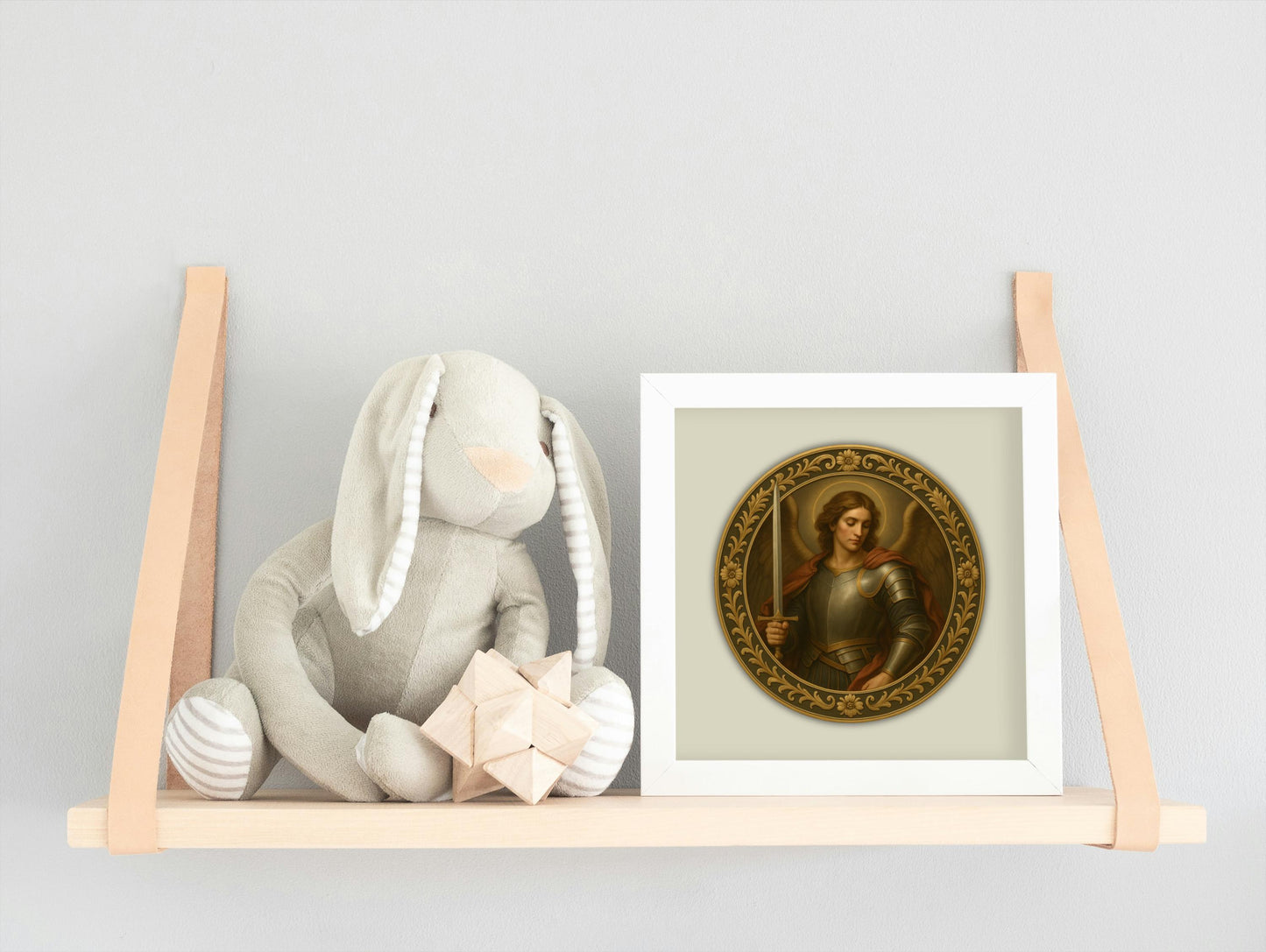 Archangel Saint Michael Poster: Renaissance Religious Art, Confirmation Gift, Christian Wall Art