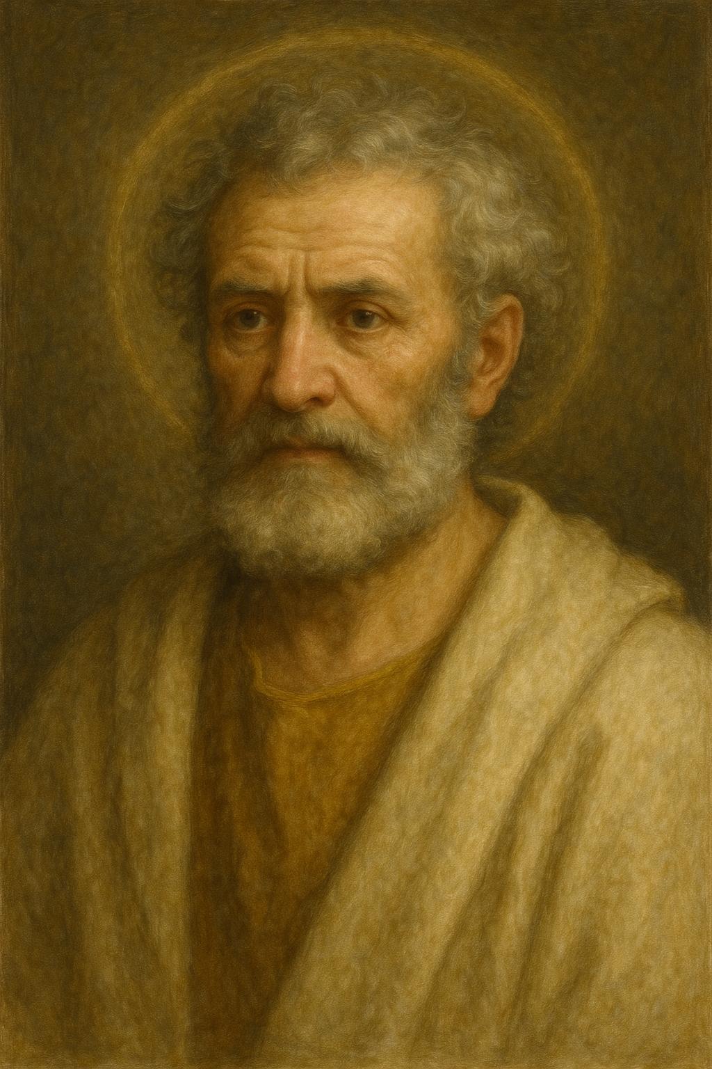 Saint Peter Portrait: Catholic Home Decor, Religious Art ⬇️ Digital Download