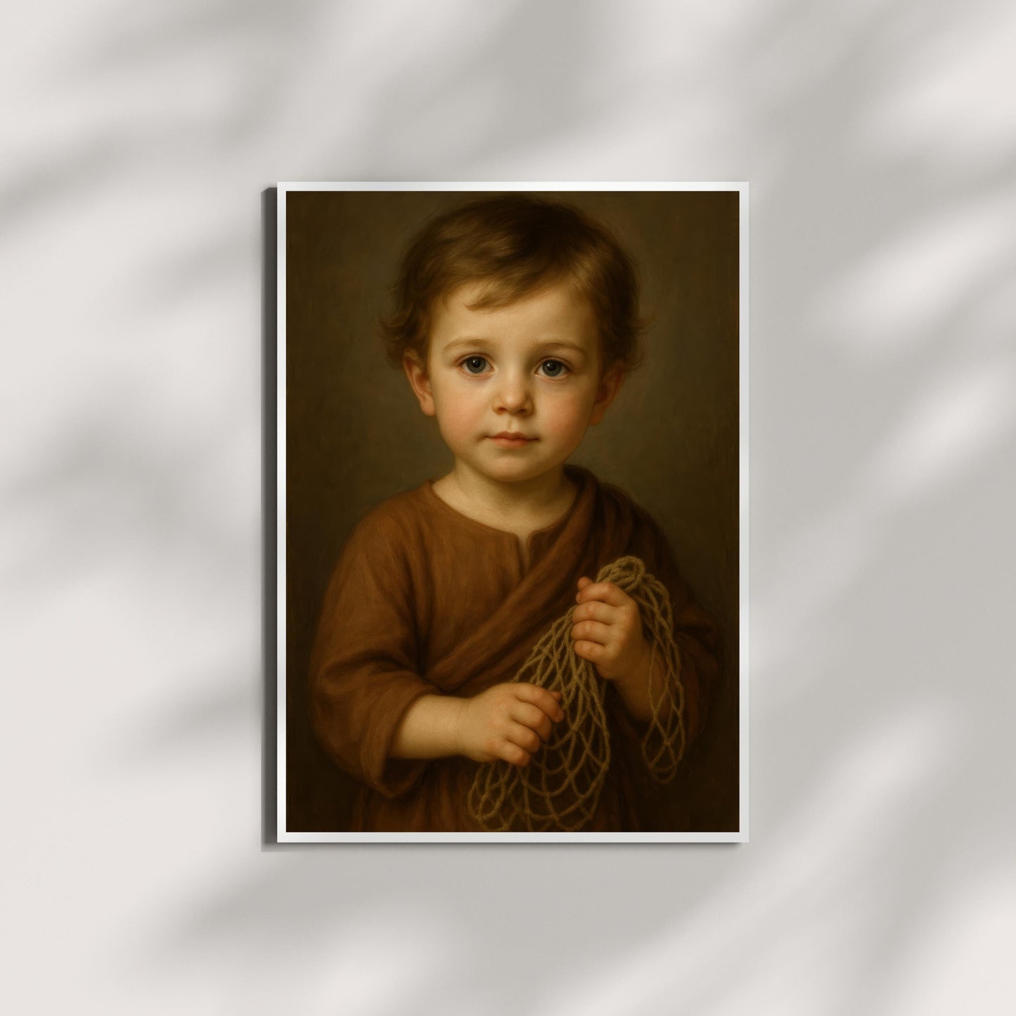 Baby Saint Peter Art: Catholic Nursery Decor, Fisherman Apostle ⬇️ Digital Download
