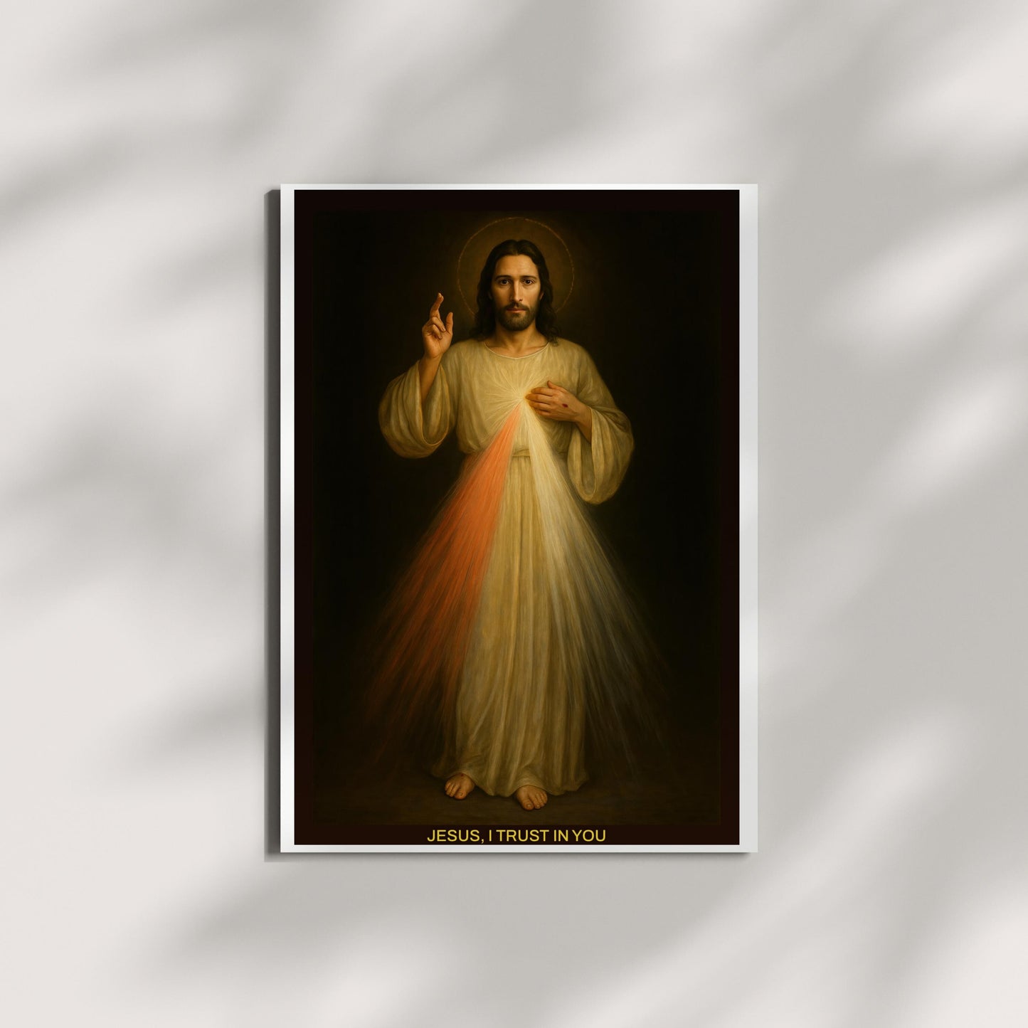 Divine Mercy Jesus Print: Full Length Catholic Christian Wall Art ⬇️ Digital Download