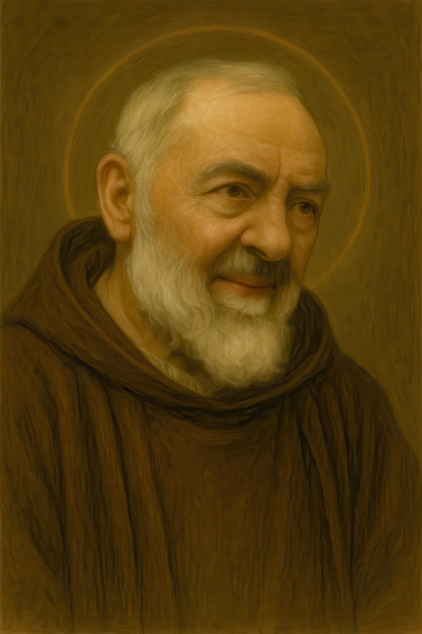 Saint Padre Pio Portrait: Catholic Home Decor, Christian Wall Art ⬇️ Digital Download