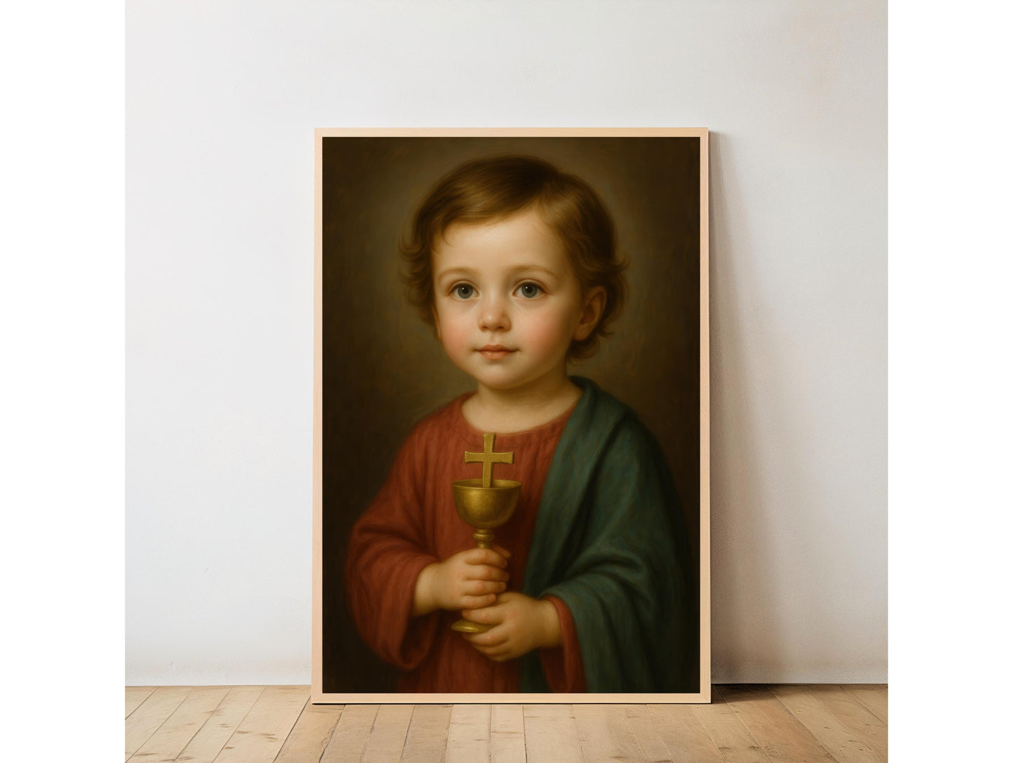 Saint John Print: Baby Saint John the Apostle Catholic Nursery Decor, Baptism Gift, Faith Family Home Decor ⬇️ Digital Download