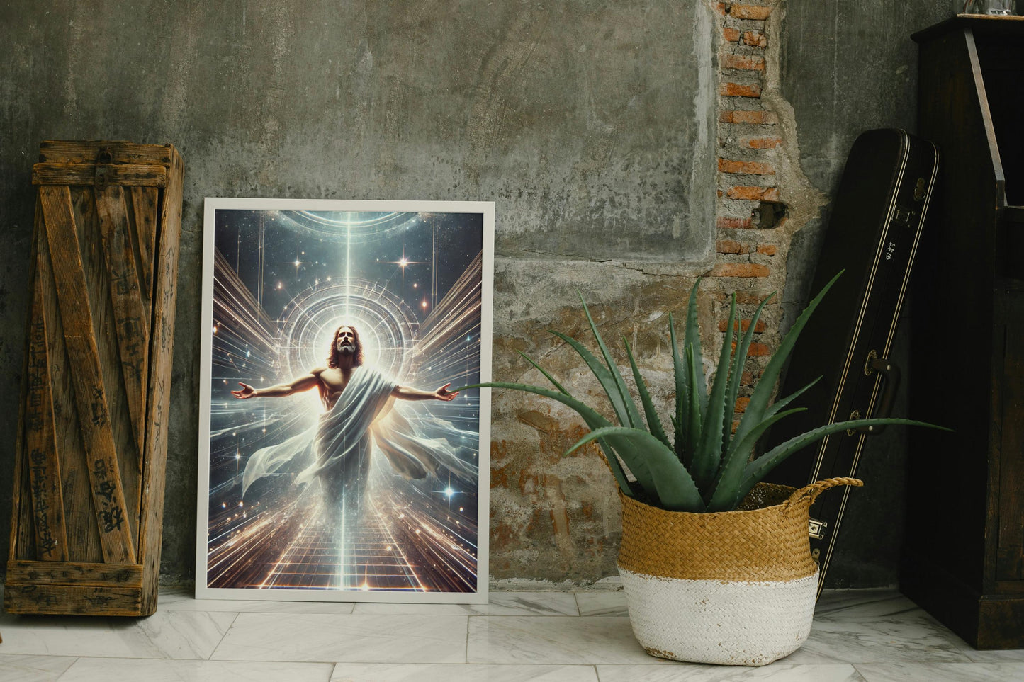 Jesus Risen Art: Easter Wall Decor Christian Wall Art ⬇️ Digital Download
