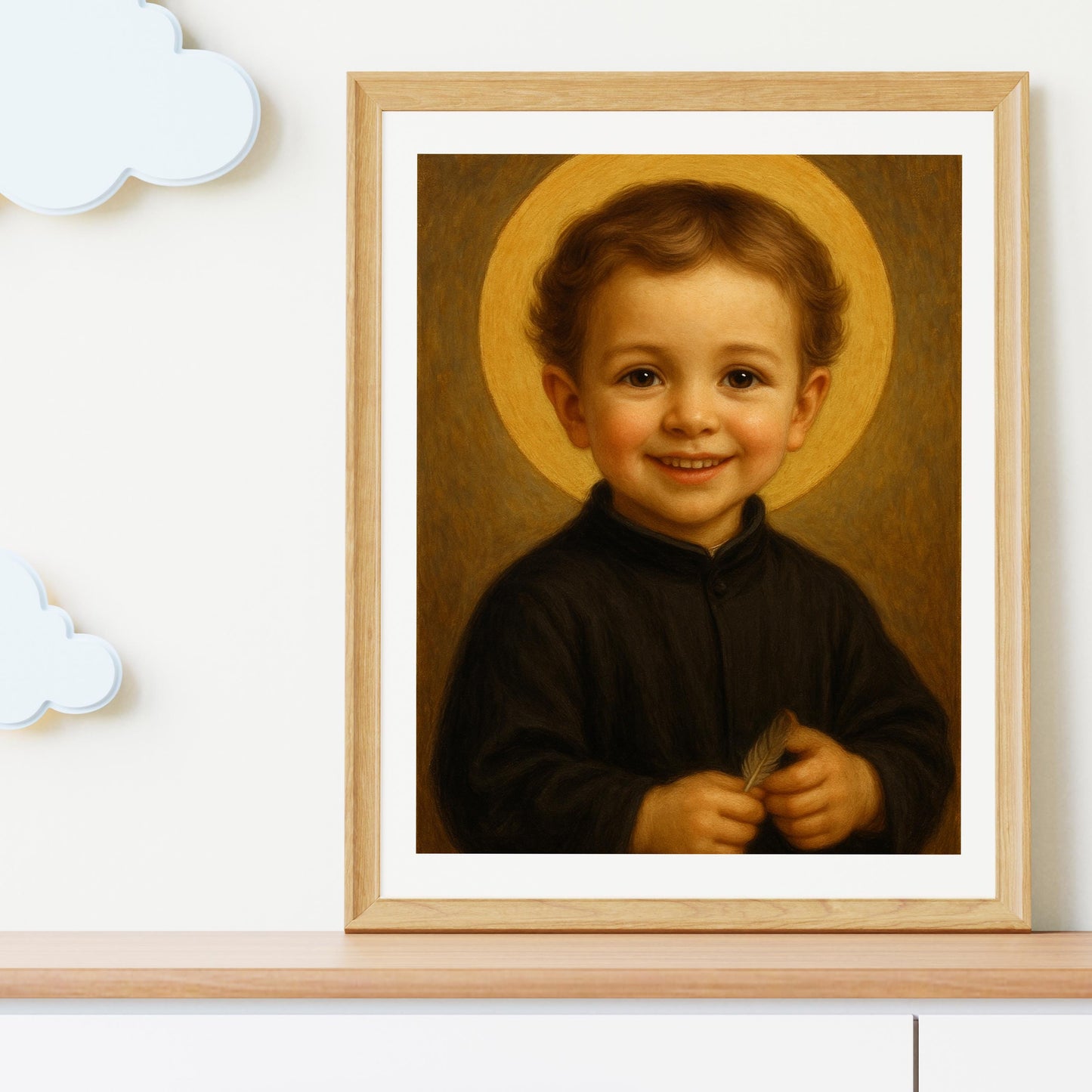 Philip Neri Art Print: Baby Saint Philip Neri Catholic Nursery Decor, Baptism, Baby Shower Faith Gift (Digital Download