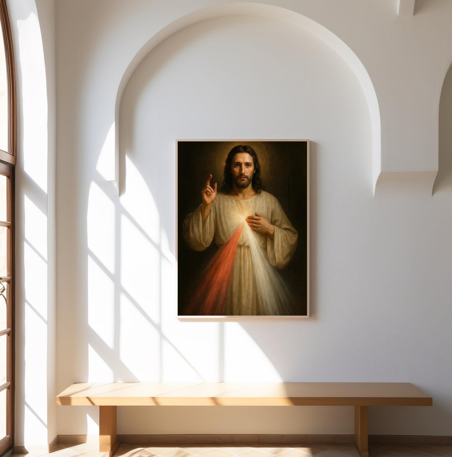 Divine Mercy Jesus Print: Catholic Home Decor, Christian Wall Art ⬇️ Digital Download