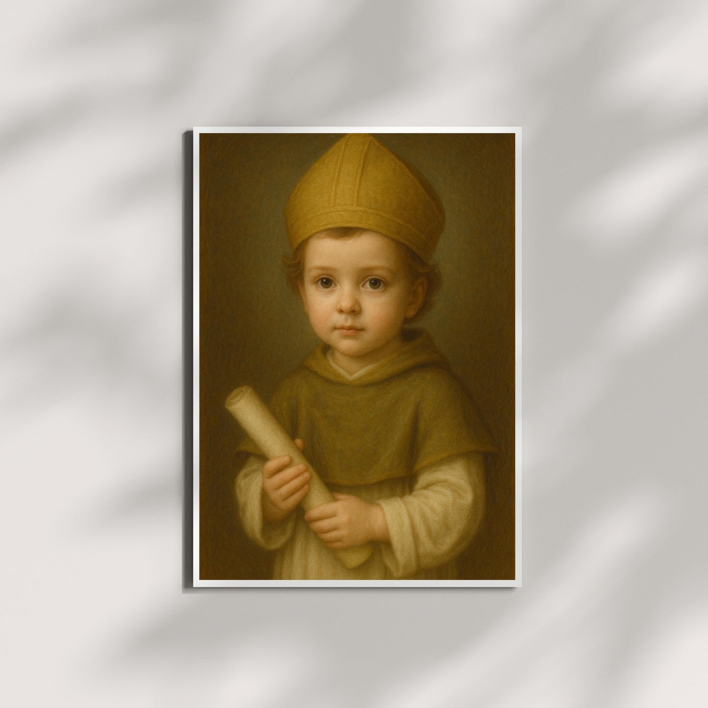 Saint Augustine Art Print: Baby Saint Augustine Catholic Nursery Decor, Baptism, Baby Shower Faith Gift ⬇️ Digital Download