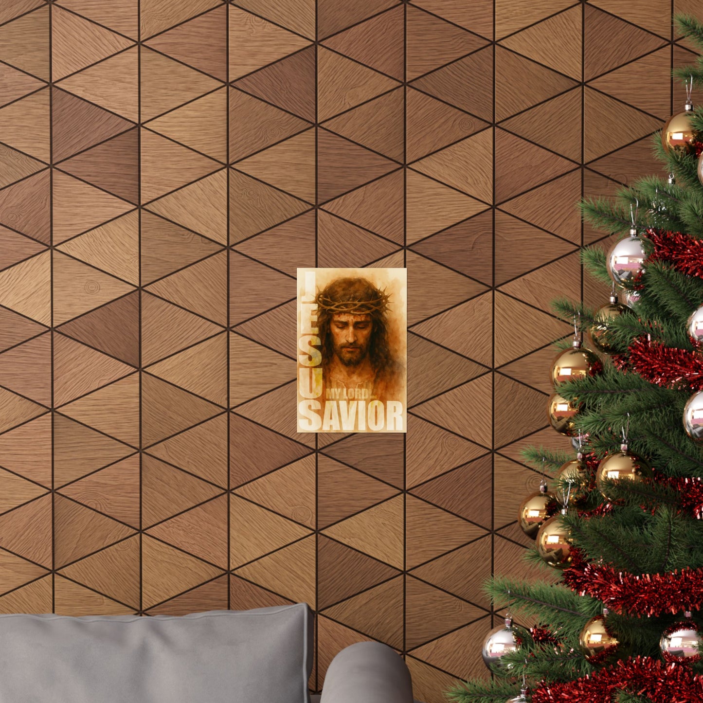 Christian Wall Art, Matte Vertical Posters, Jesus My Lord and Savior, Inspirational Print, Religious Home Decor, Faith Gifts, Religious