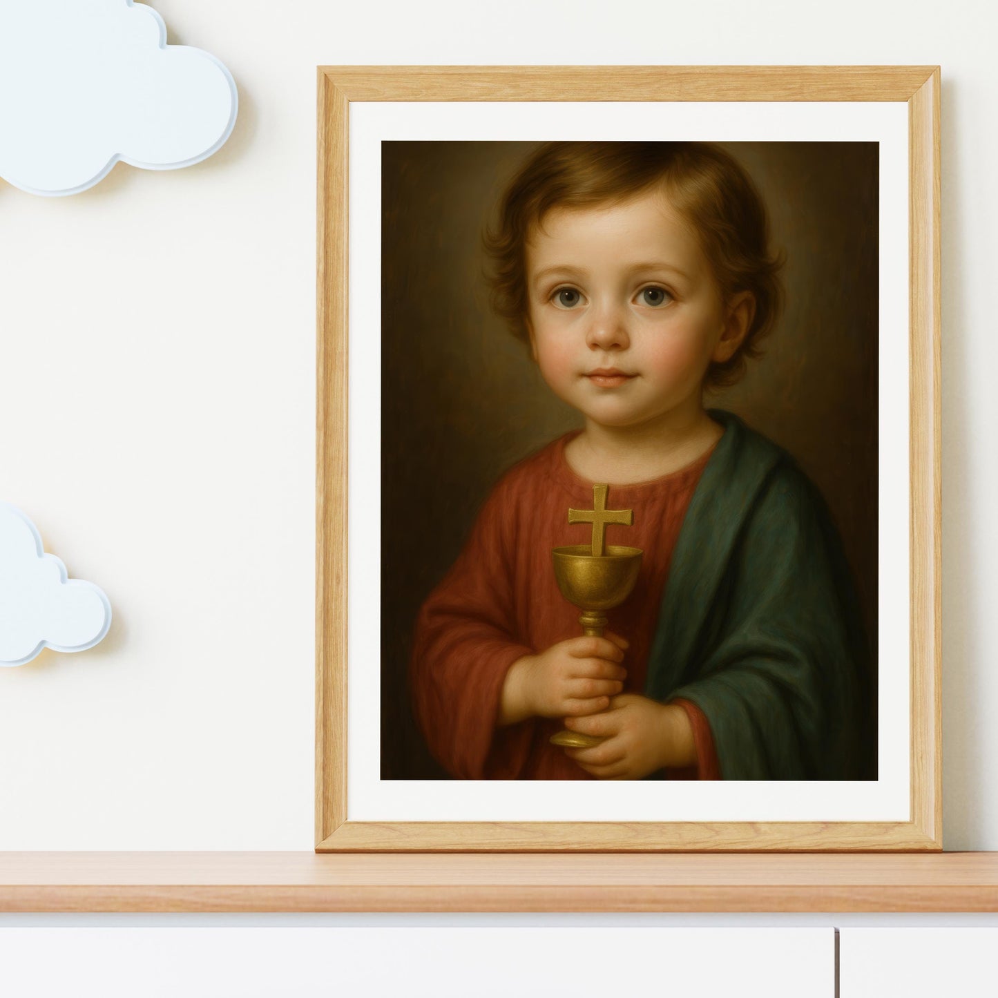 Saint John Print: Baby Saint John the Apostle Catholic Nursery Decor, Baptism Gift, Faith Family Home Decor ⬇️ Digital Download