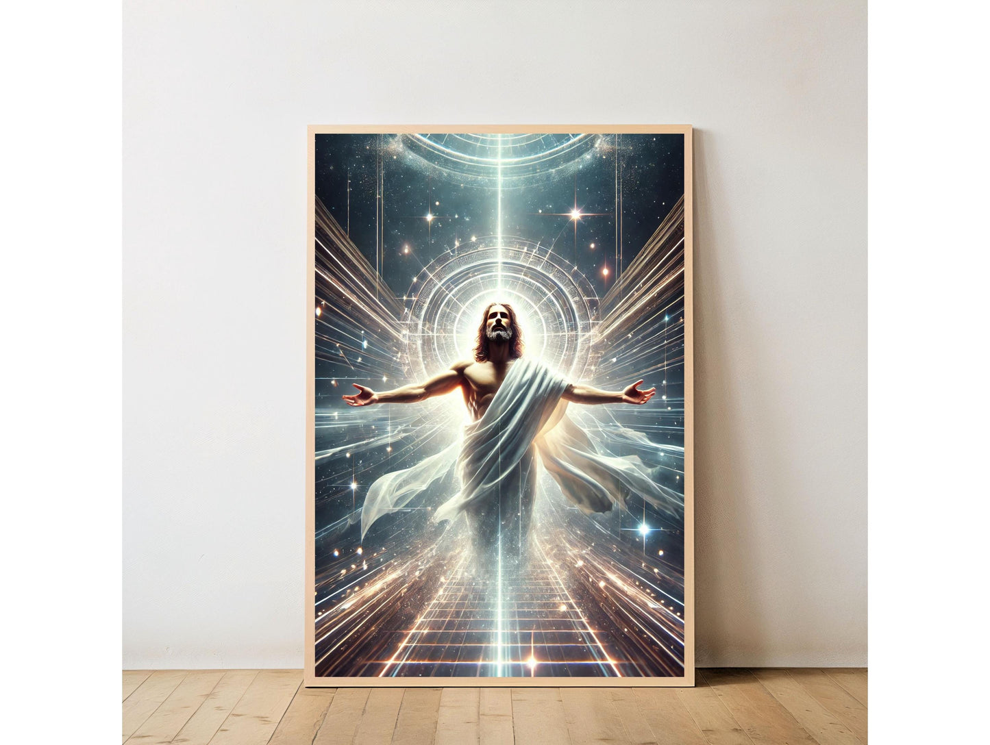 Jesus Risen Art: Easter Wall Decor Christian Wall Art ⬇️ Digital Download