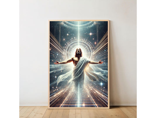 Jesus Risen Art: Easter Wall Decor Christian Wall Art ⬇️ Digital Download