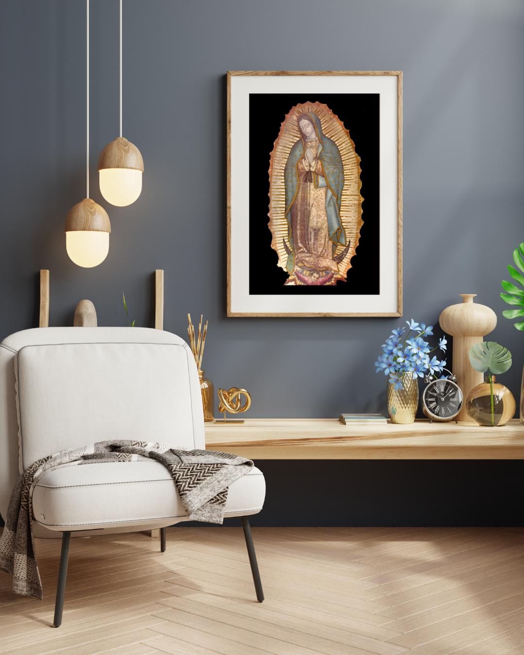 Our Lady of Guadalupe Print: Catholic Home Decor, Christian Wall Art ⬇️ Digital Download