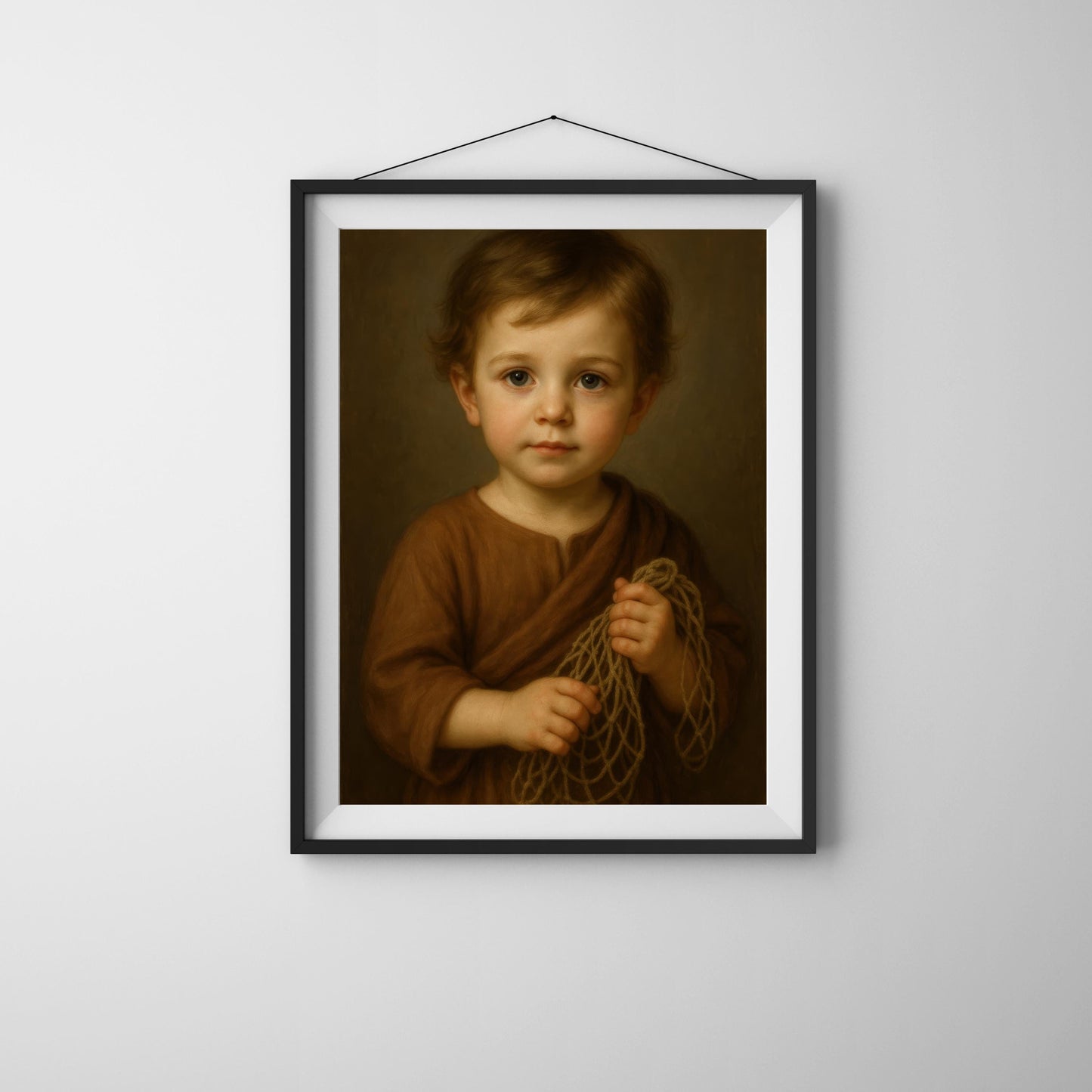 Baby Saint Peter Art: Catholic Nursery Decor, Fisherman Apostle ⬇️ Digital Download