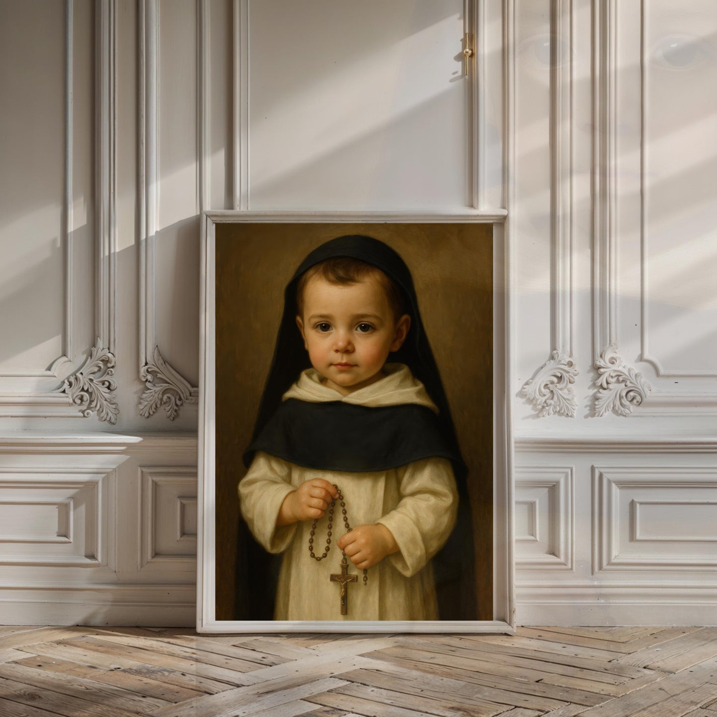 Saint Dominic Print: Catholic Nursery Decor, Rosary Gift, Baptism Gift ⬇️ Digital Download