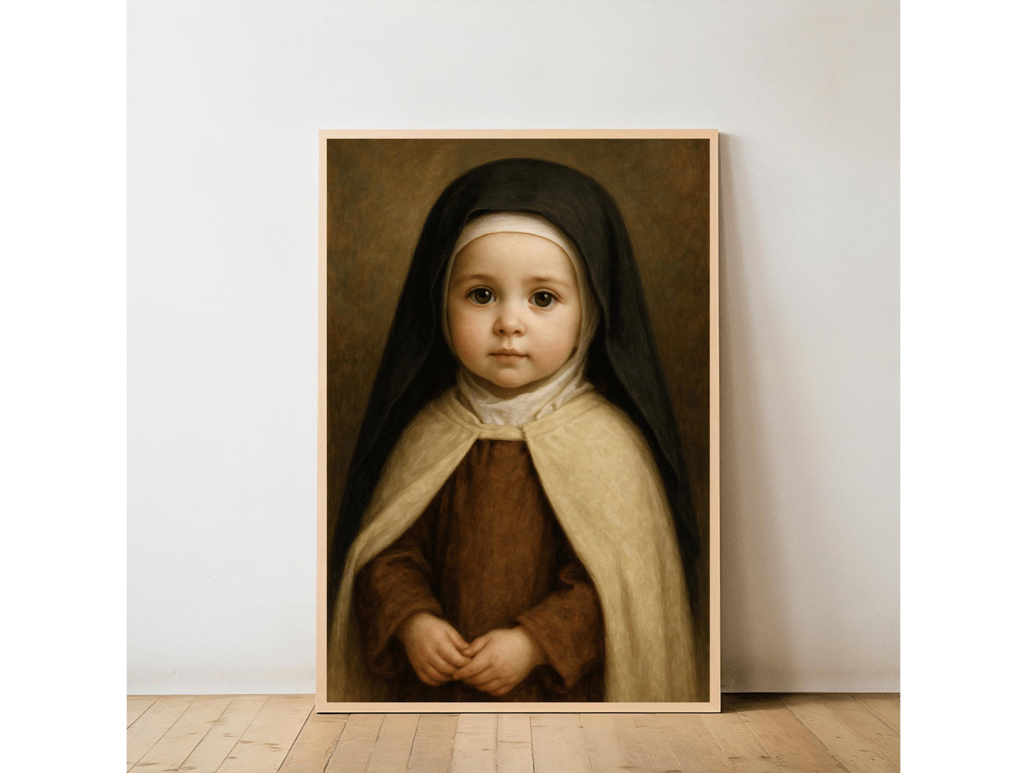 Teresa of Avila Print: Baby Saint Teresa of Avila Catholic Nursery Decor, Baptism, Baby Shower Art Print Gift ⬇️ Digital Download