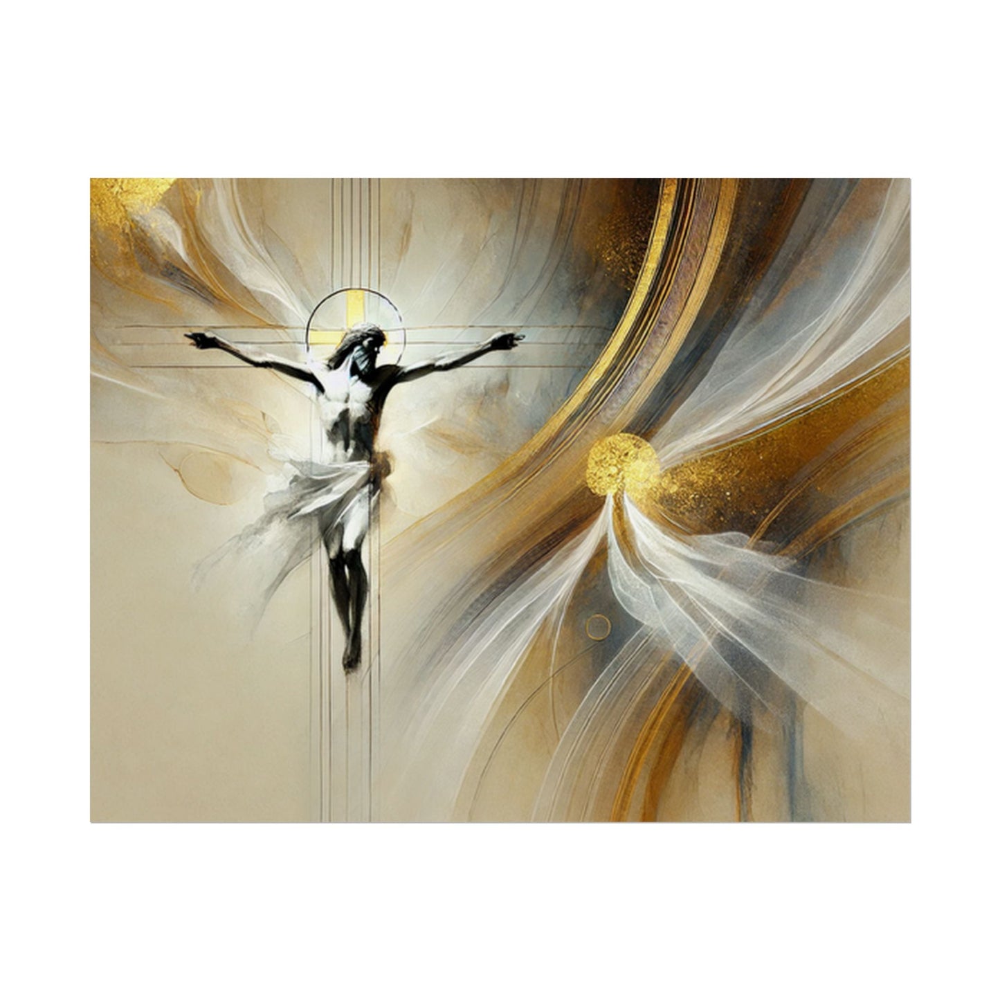 Sacred rolled posters, spiritual wall art, divine decor, Christian artwork, religious home decoration