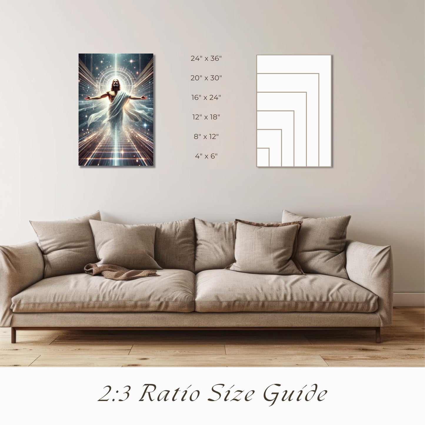 Jesus Risen Art: Easter Wall Decor Christian Wall Art ⬇️ Digital Download