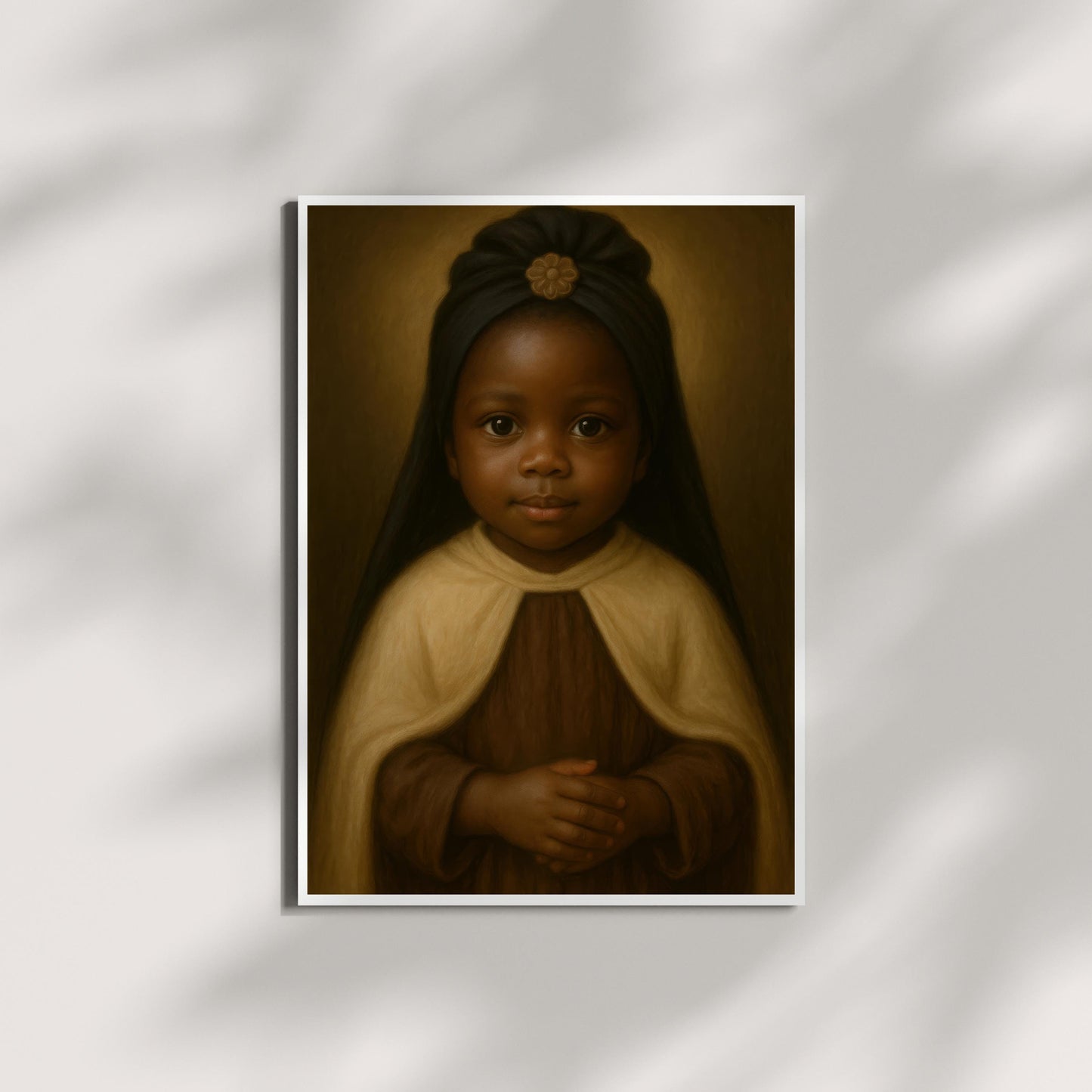 Saint Bakhita Art Print: Baby Saint Josephine Bakhita Catholic Nursery Decor, Baptism, Baby Shower Gift ⬇️ Digital Download