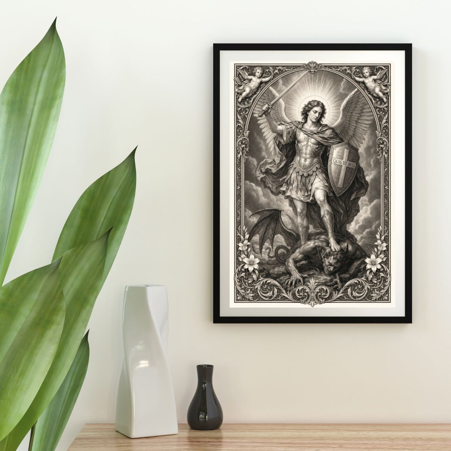 Saint Michael Archangel Printable Wall Art | ⬇️ Digital Download Print