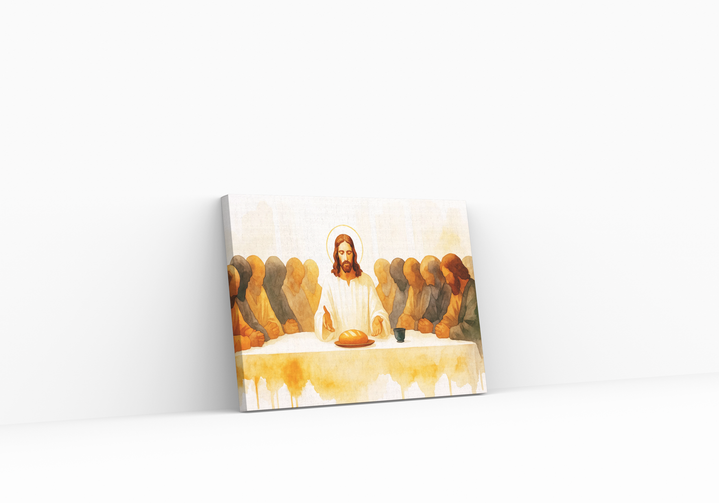 The Last Supper Satin Poster, Artistic Wall Decor, Christian Art Print, Religious Home Decor, Gift for Church Events, Faith-Based Gift