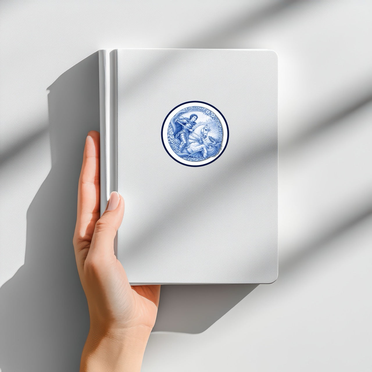 St. George and the Dragon Chinoiserie Kiss Cut Sticker