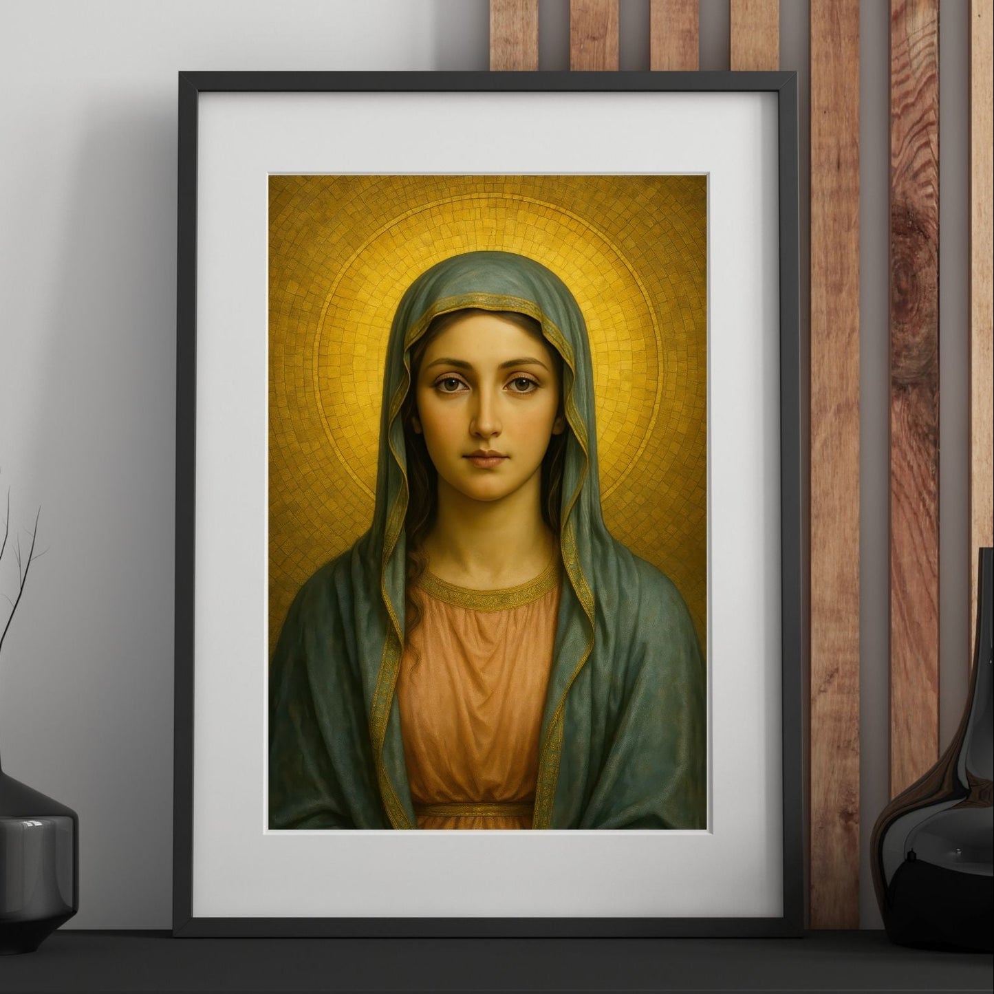 Virgin Mary Portrait Printable Wall Art | Digital Download Print ⬇️