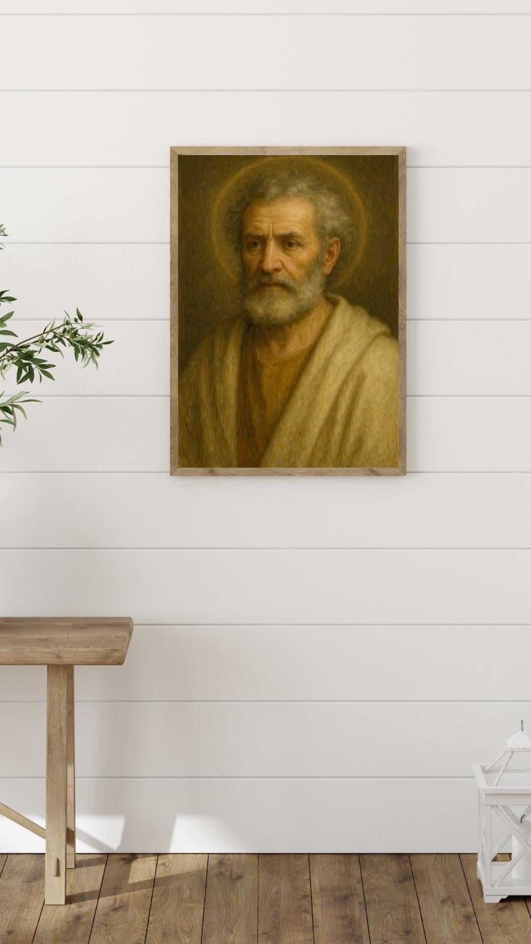 Saint Peter Portrait: Catholic Home Decor, Religious Art ⬇️ Digital Download