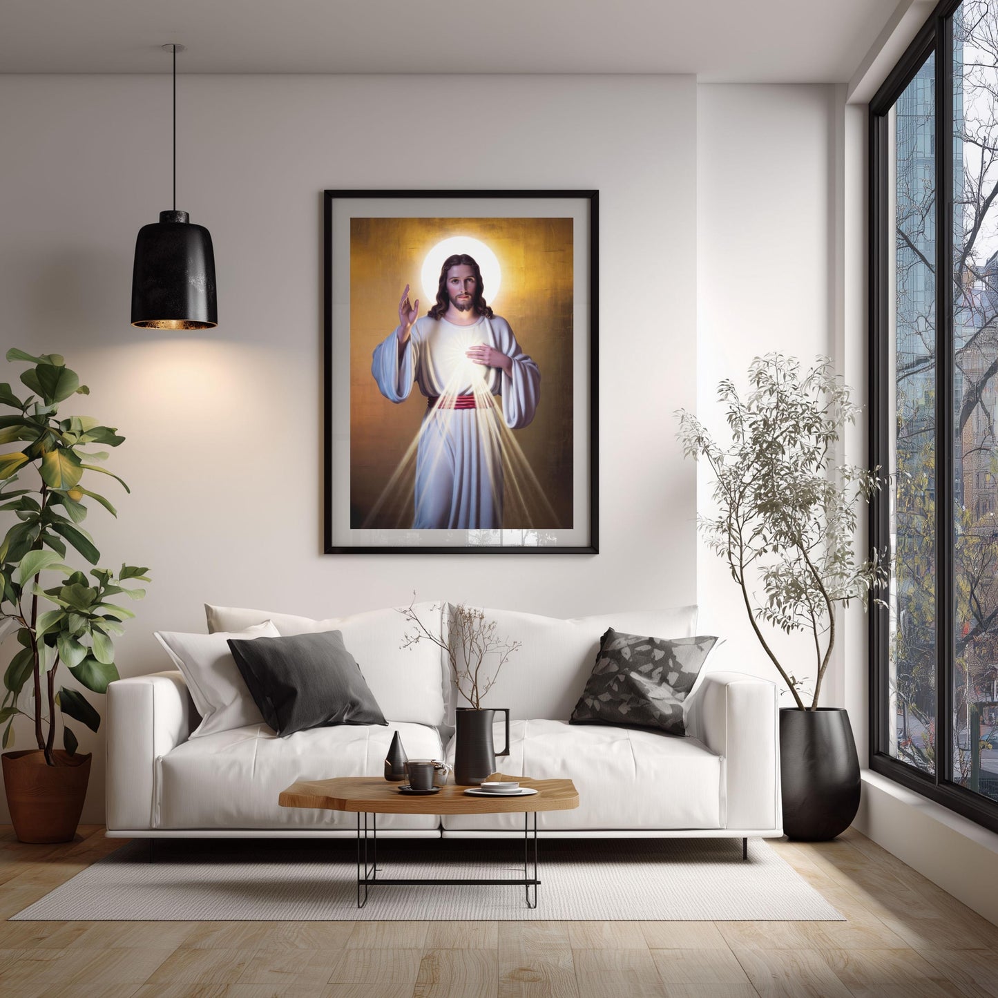 Divine Mercy Jesus Printable Wall Art: Catholic Divine Mercy Image, Christian Religious Wall Decor, Sacred Jesus Poster ⬇️ Digital Download